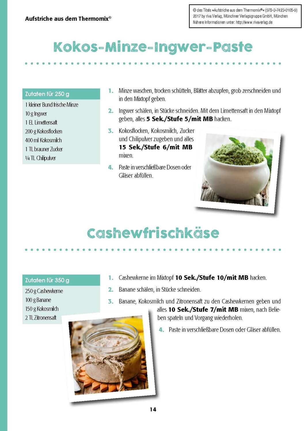 Bild: 9783742301659 | Aufstriche aus dem Thermomix® | Die 75 besten Rezepte | Charly Till