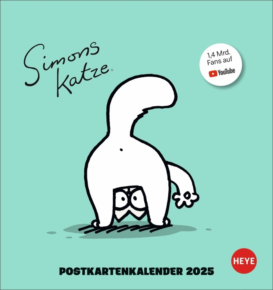 Cover: 9783756408610 | Simons Katze Postkartenkalender 2025 | Simon Tofield | Kalender | 2025