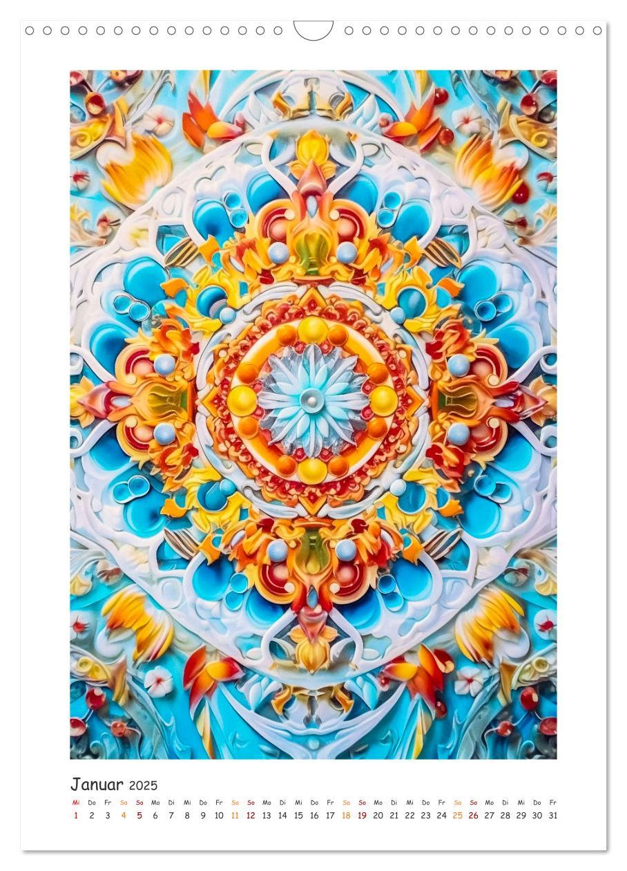 Bild: 9783435865307 | Zauberhafte Mandalas (Wandkalender 2025 DIN A3 hoch), CALVENDO...