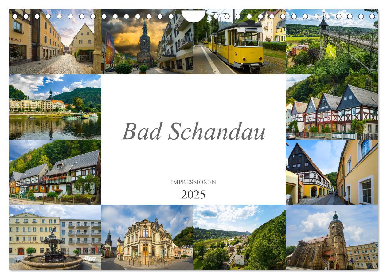 Cover: 9783435303311 | Bad Schandau Impressionen (Wandkalender 2025 DIN A4 quer), CALVENDO...