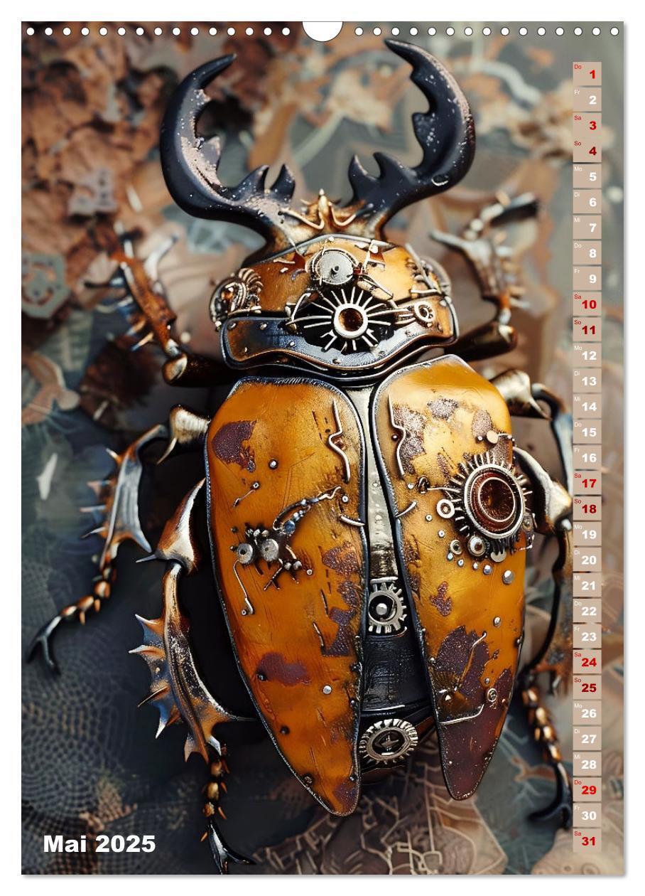 Bild: 9783435652310 | Steampunk Fauna (Wandkalender 2025 DIN A3 hoch), CALVENDO...