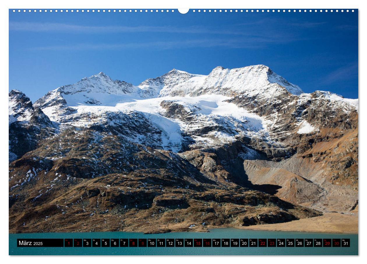 Bild: 9783435377565 | Piz Bernina - Höhepunkte aus dem Oberengadin (Wandkalender 2025 DIN...