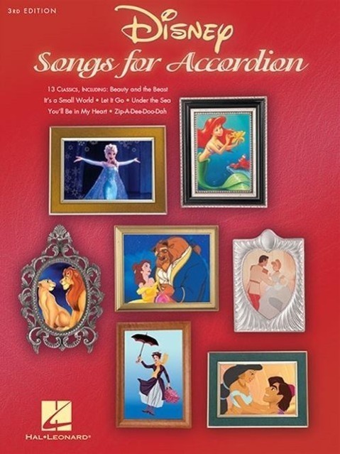 Cover: 9781495050251 | Disney Songs for Accordion | 3rd Edition - 13 Classics | Corporation