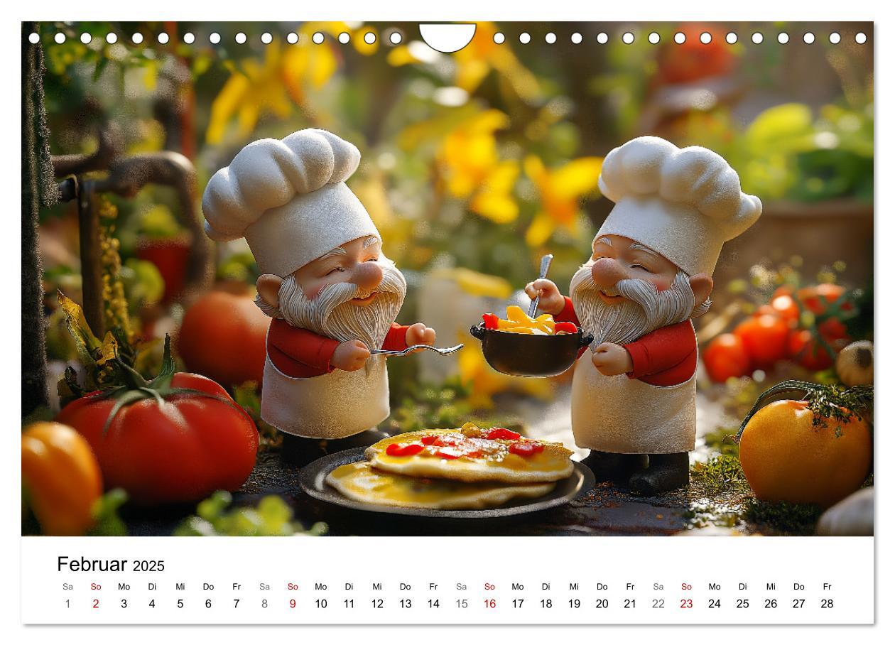 Bild: 9783457204108 | Berufe der Gartenzwerge (Wandkalender 2025 DIN A4 quer), CALVENDO...