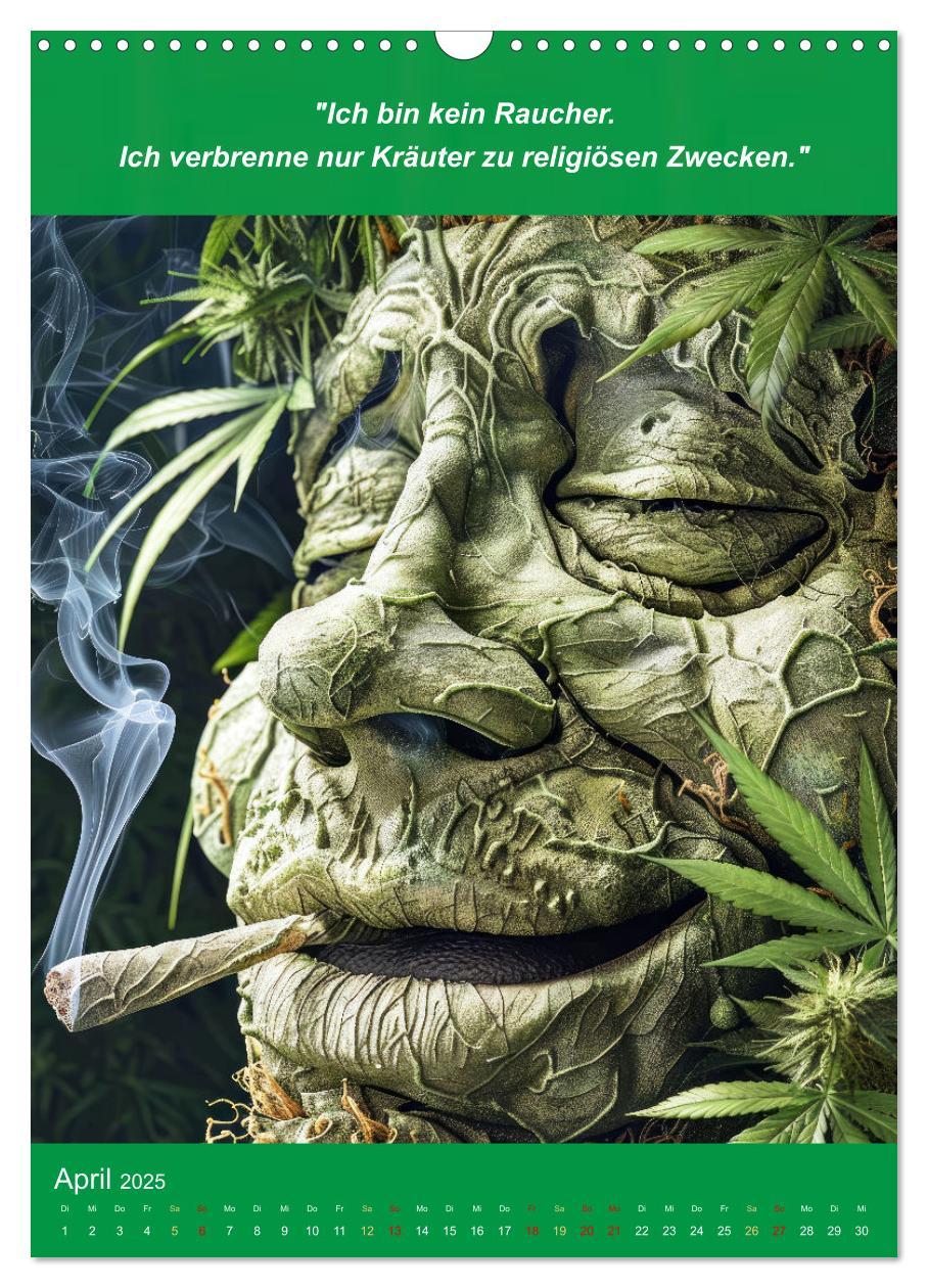 Bild: 9783435696246 | Der humoristische Cannabis Kalender (Wandkalender 2025 DIN A3...