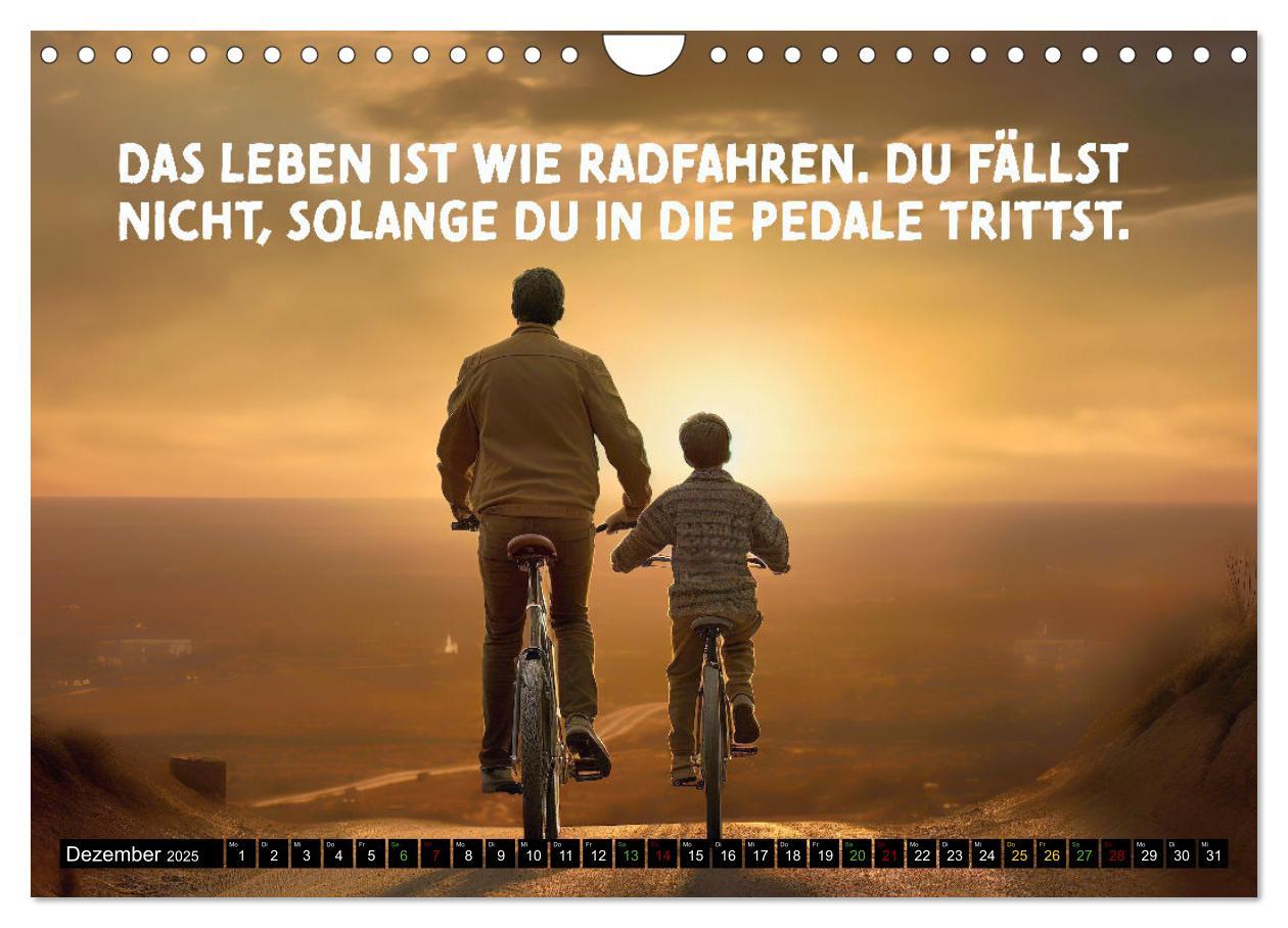 Bild: 9783383792526 | Faszination Fahrrad - coole Sprüche (Wandkalender 2025 DIN A4...