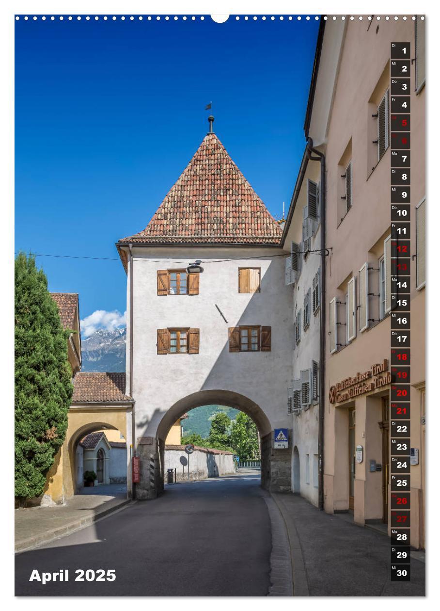 Bild: 9783457001523 | Stadtherz MERAN (Wandkalender 2025 DIN A2 hoch), CALVENDO...