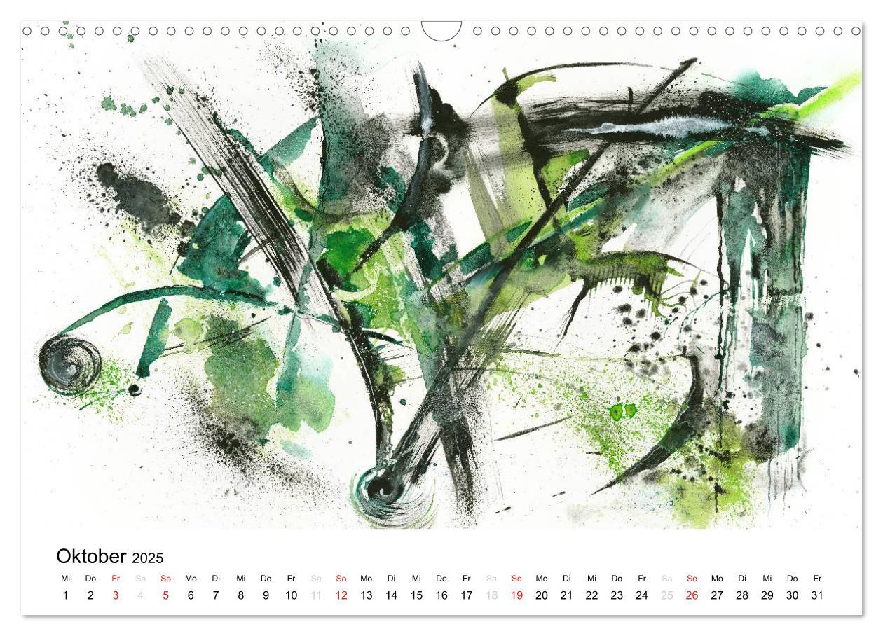 Bild: 9783435624836 | Abstrakte Aquarelle (Wandkalender 2025 DIN A3 quer), CALVENDO...