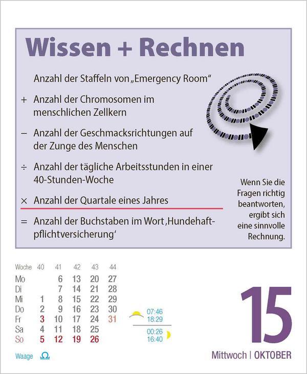 Bild: 9783731877387 | Gehirnjogging 2025 | Verlag Korsch | Kalender | 328 S. | Deutsch