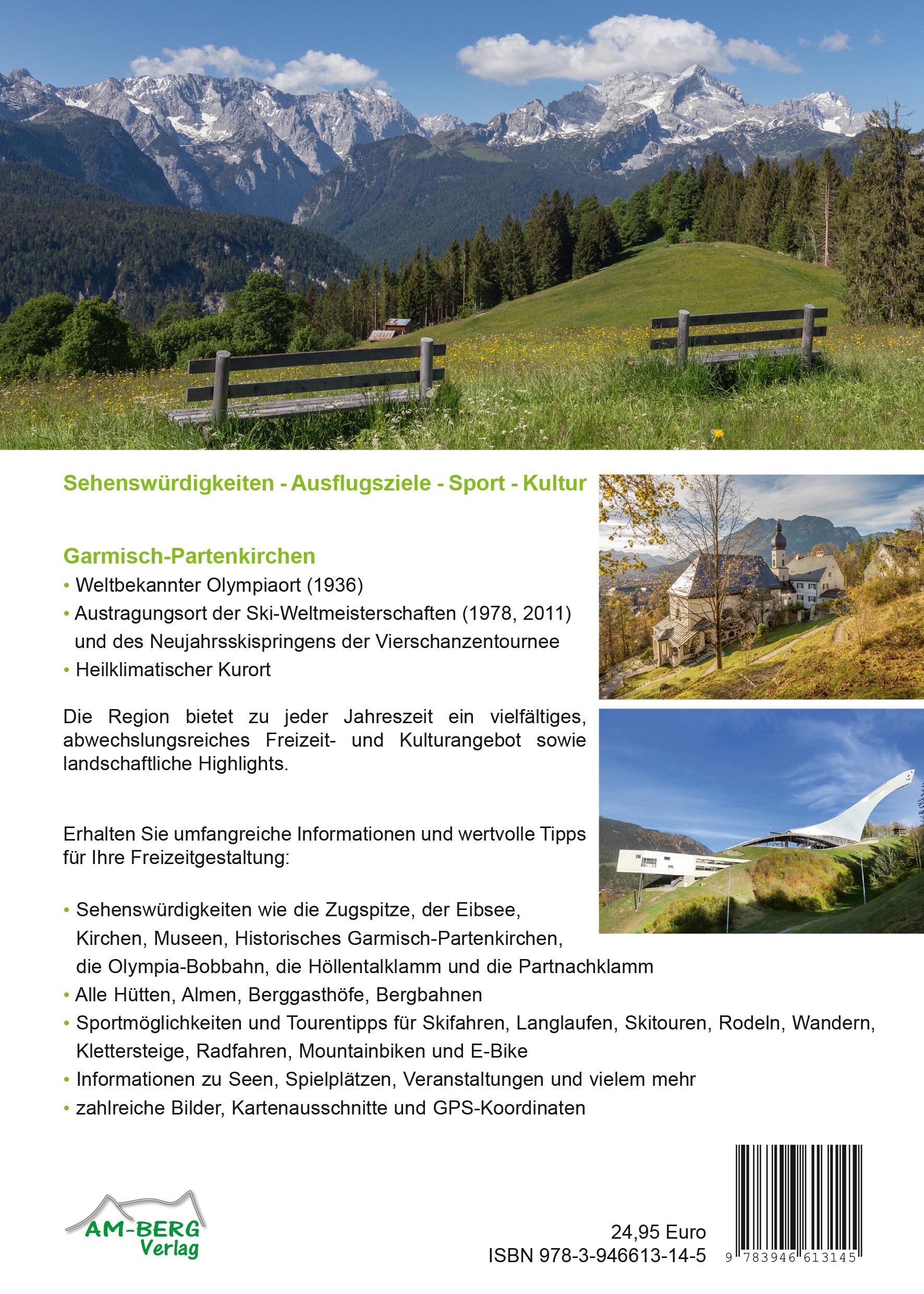 Rückseite: 9783946613145 | Freizeitführer Garmisch-Partenkirchen mit Farchant und Grainau | Buch