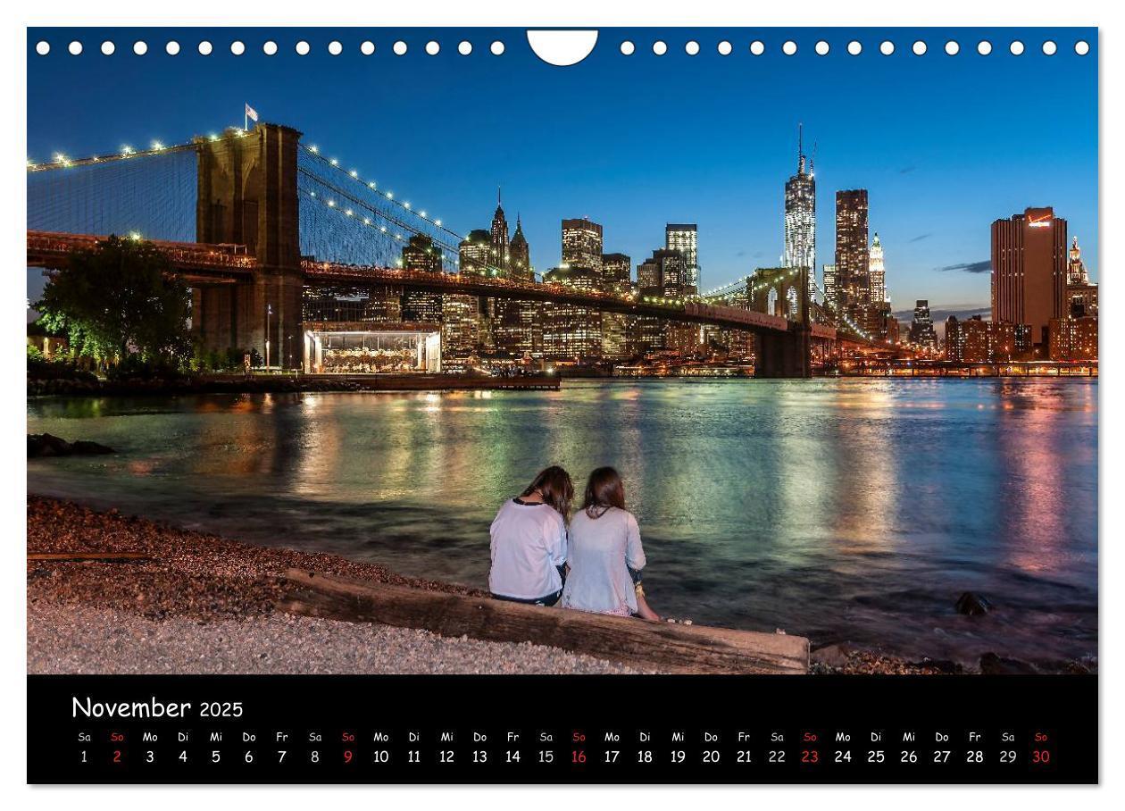 Bild: 9783435749331 | New York (Wandkalender 2025 DIN A4 quer), CALVENDO Monatskalender