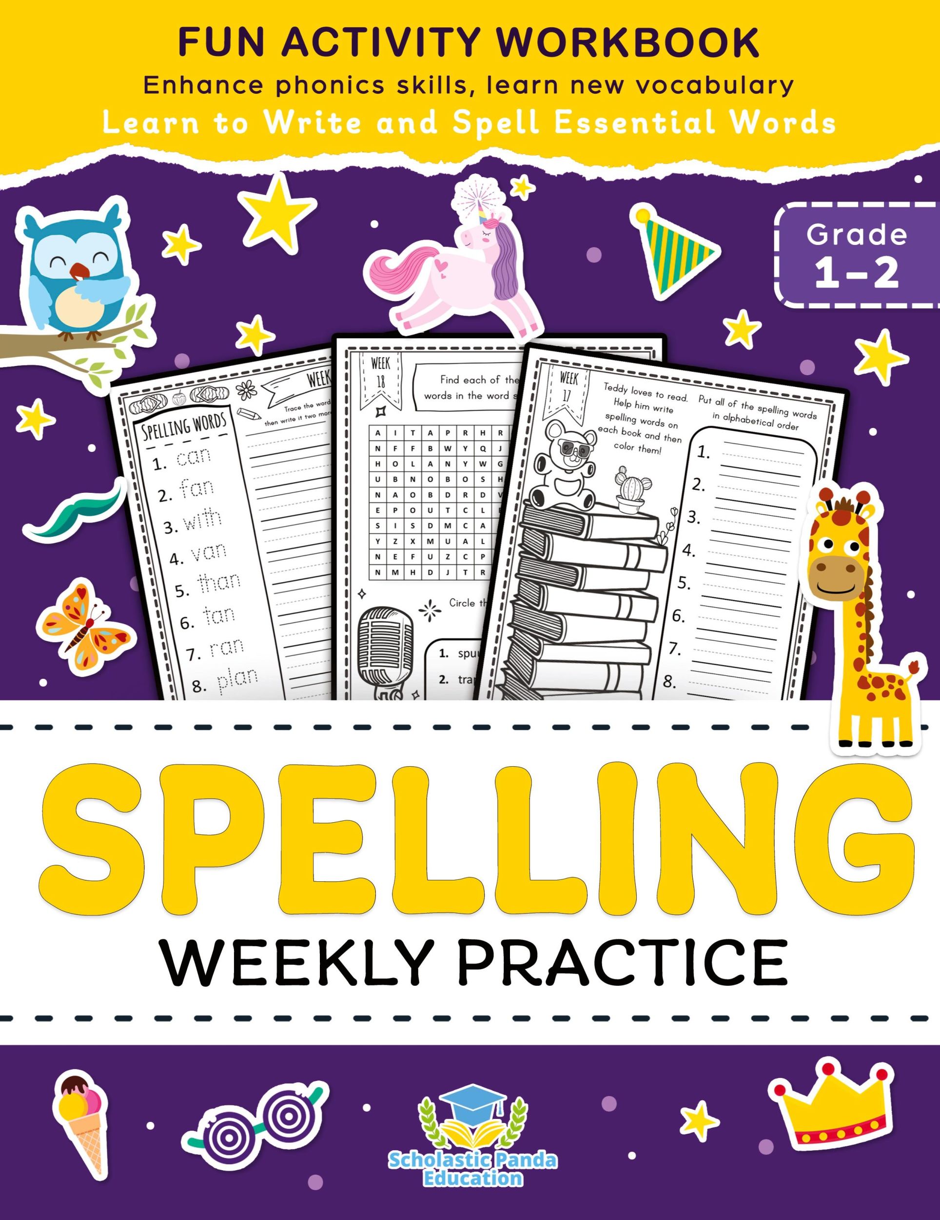 Cover: 9781953149329 | Spelling Weekly Practice for 1st 2nd Grade | Education | Taschenbuch