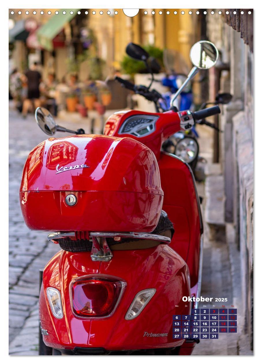 Bild: 9783435865109 | Die Liebe zur Vespa (Wandkalender 2025 DIN A3 hoch), CALVENDO...