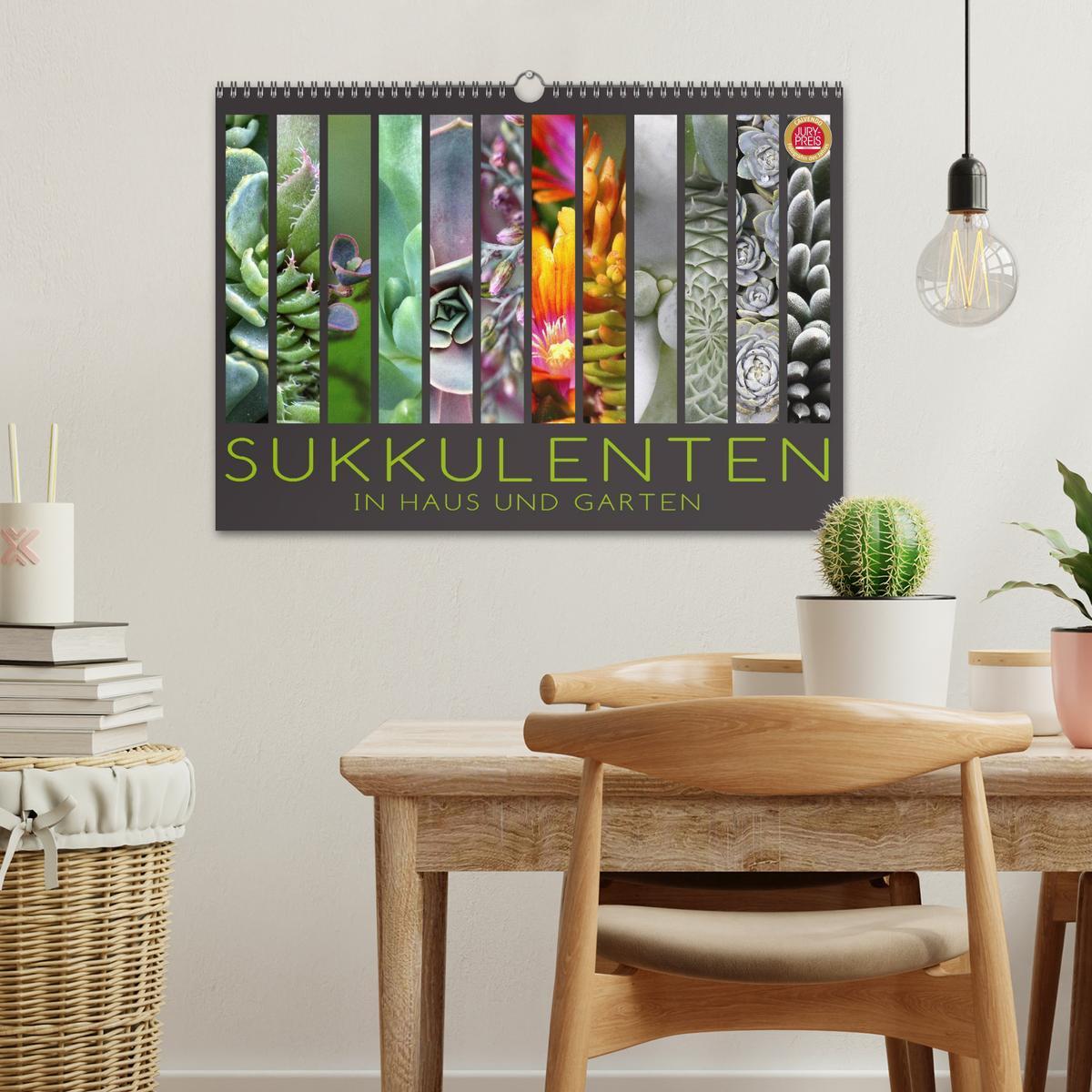 Bild: 9783435590407 | Sukkulenten in Haus und Garten (Wandkalender 2025 DIN A3 quer),...