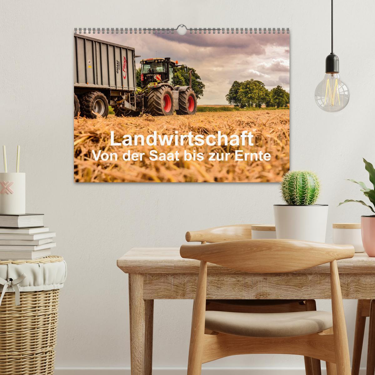 Bild: 9783435239559 | Landwirtschaft - Von der Saat bis zur Ernte (Wandkalender 2025 DIN...