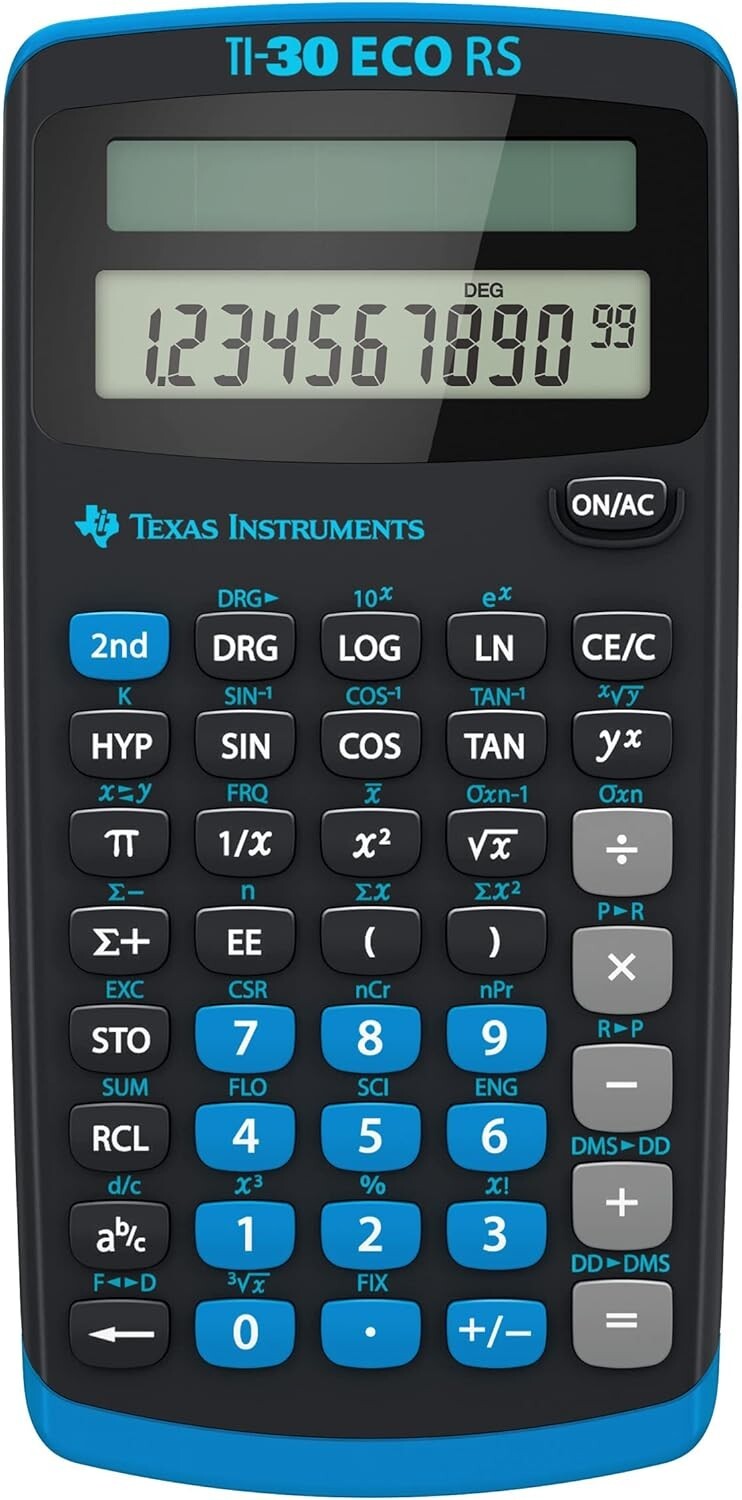 Cover: 3243480107037 | Texas Instruments Schulrechner TI-30 ECO RS, einzeilig | 83-130007