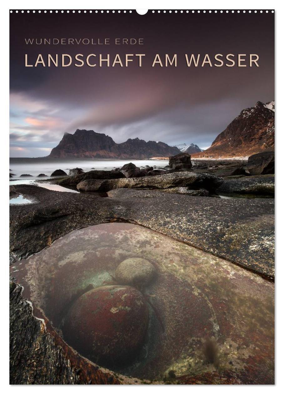 Cover: 9783457058152 | LANDSCHAFT AM WASSER (Wandkalender 2025 DIN A2 hoch), CALVENDO...