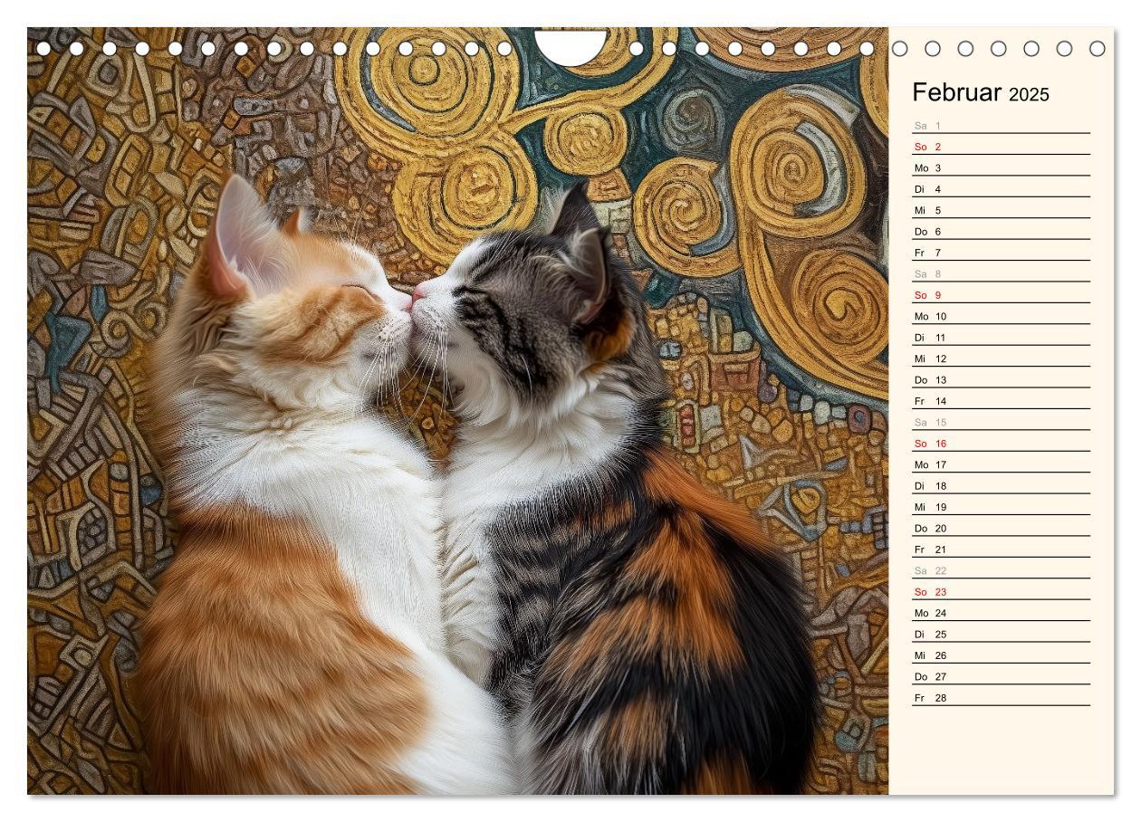 Bild: 9783457179789 | Katzen schaffen Kunst (Wandkalender 2025 DIN A4 quer), CALVENDO...