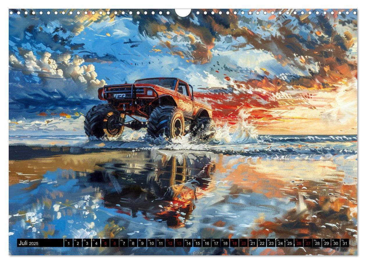 Bild: 9783383822346 | Wilde Monstertrucks (Wandkalender 2025 DIN A3 quer), CALVENDO...