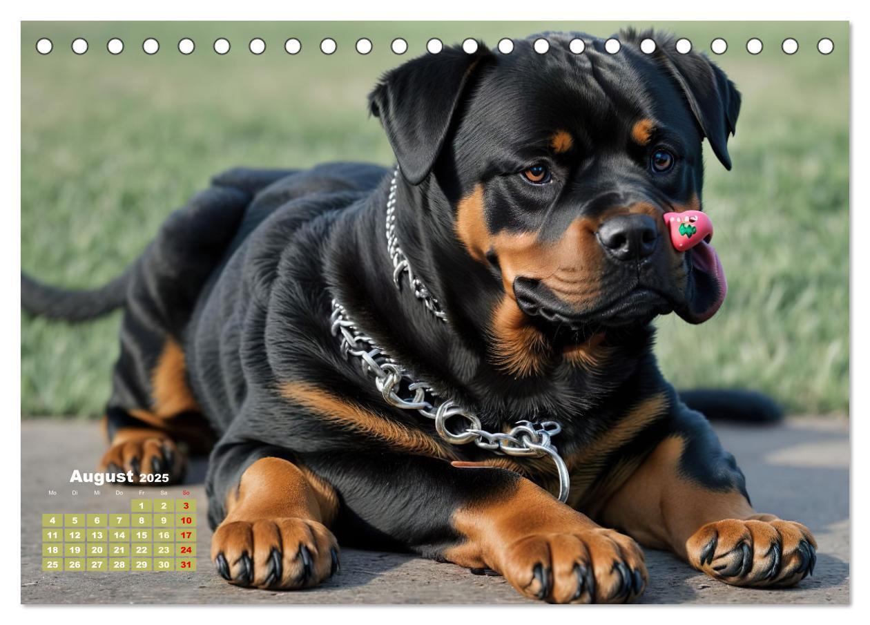 Bild: 9783383846434 | Majestätische Rottweiler: Ein Jahr voller Kraft und Loyalität...