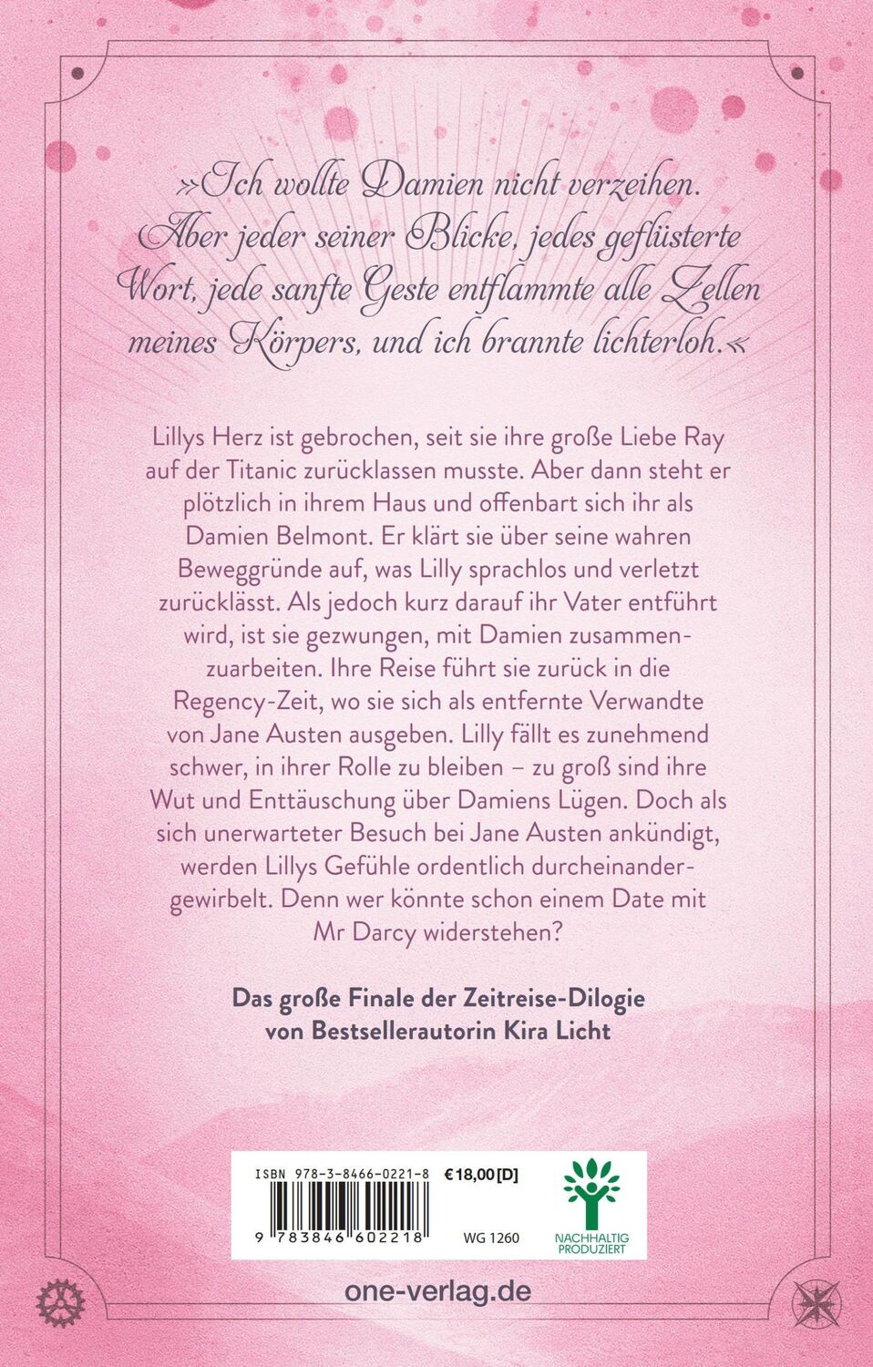 Bild: 9783846602218 | A Spark of Time - Ein Date mit Mr Darcy | Kira Licht | Taschenbuch