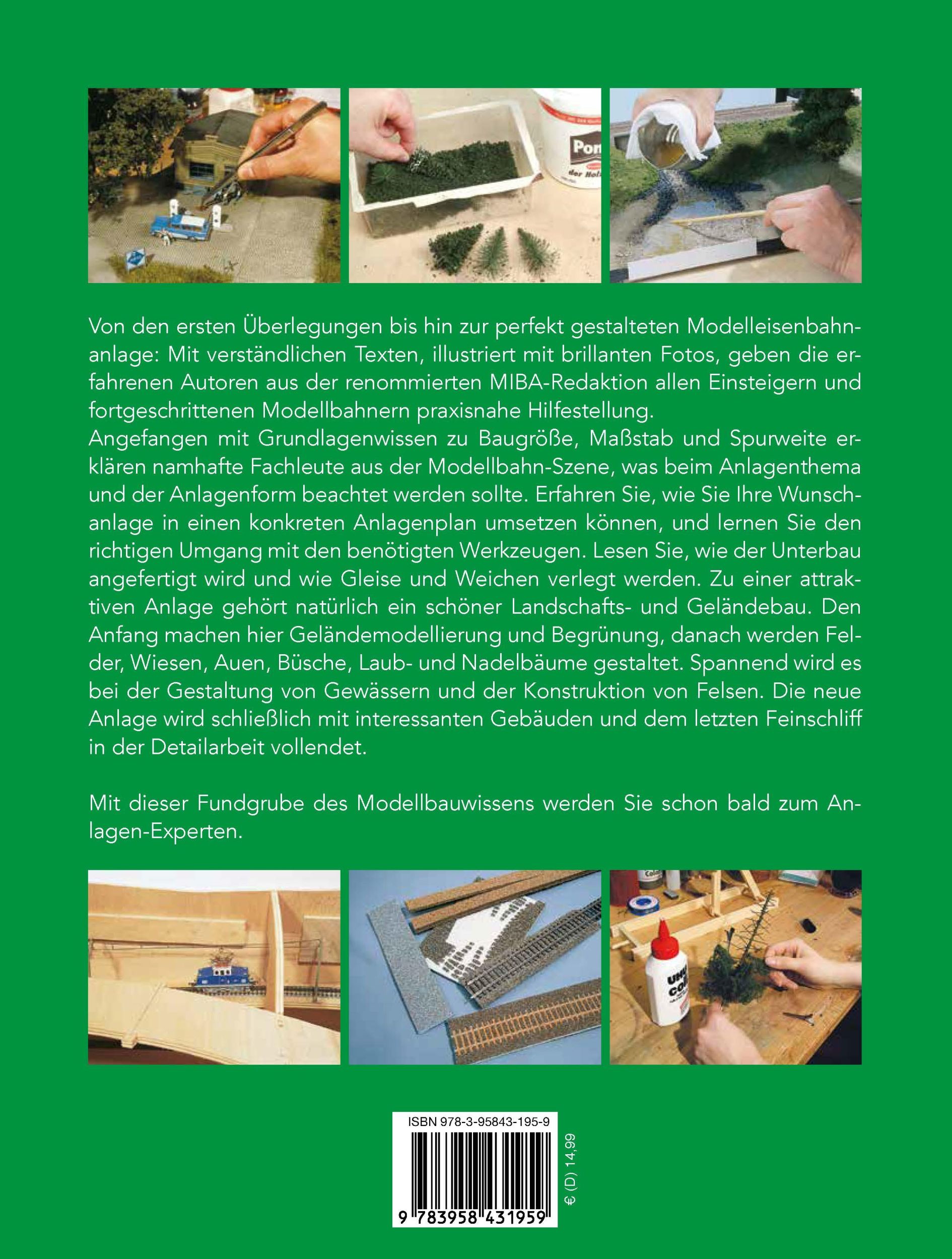 Rückseite: 9783958431959 | MIBA Modellbahn-Anlagen | Planung - Bau - Gestaltung | Buch | 208 S.