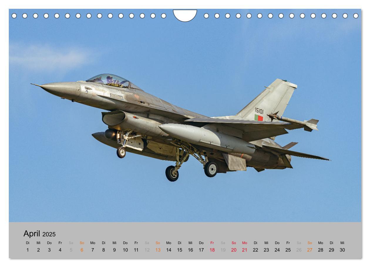 Bild: 9783383981463 | Kampfjet F-16 The Fighting Falcon (Wandkalender 2025 DIN A4 quer),...