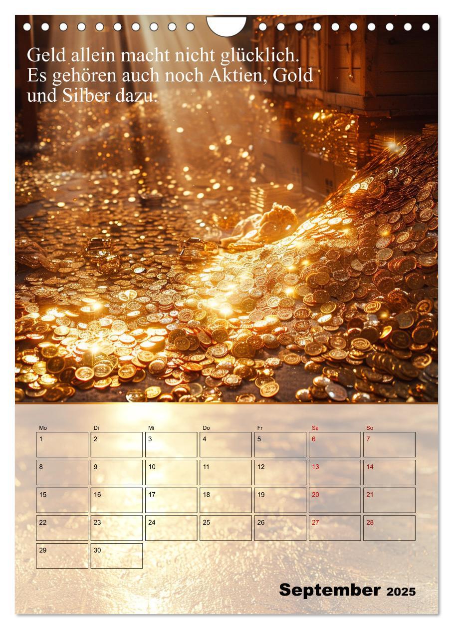 Bild: 9783435820276 | Der Geld-Anlock-Kalender (Wandkalender 2025 DIN A4 hoch), CALVENDO...