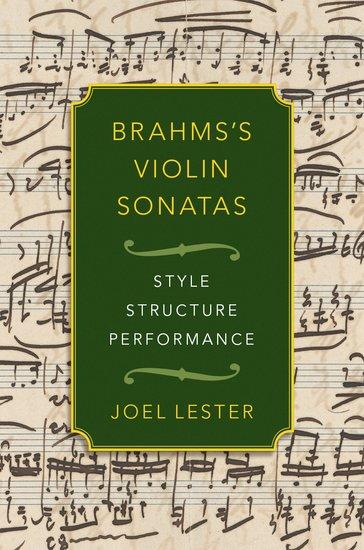 Cover: 9780190087074 | Brahms's Violin Sonatas | Joel Lester | Taschenbuch | Buch | Englisch