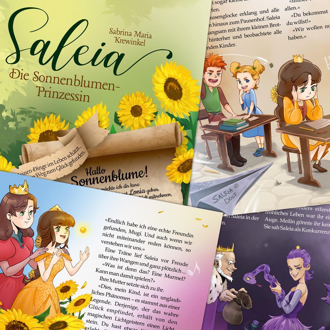 Bild: 9783987920646 | Saleia | Die Sonnenblumenprinzessin | Sabrina Maria Krewinkel | Buch