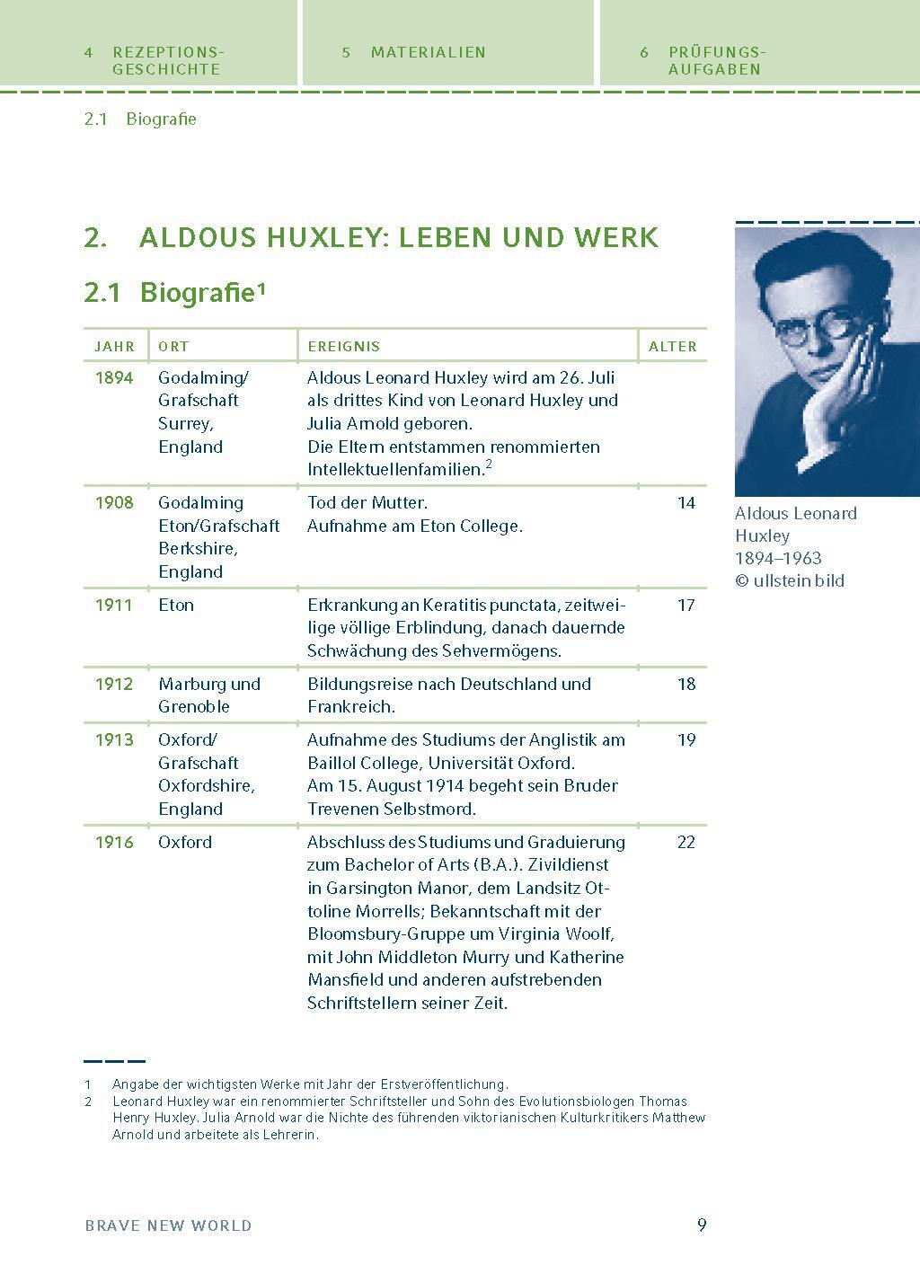 Bild: 9783804419957 | Brave New World - Schöne neue Welt von Aldous Huxley. | Aldous Huxley