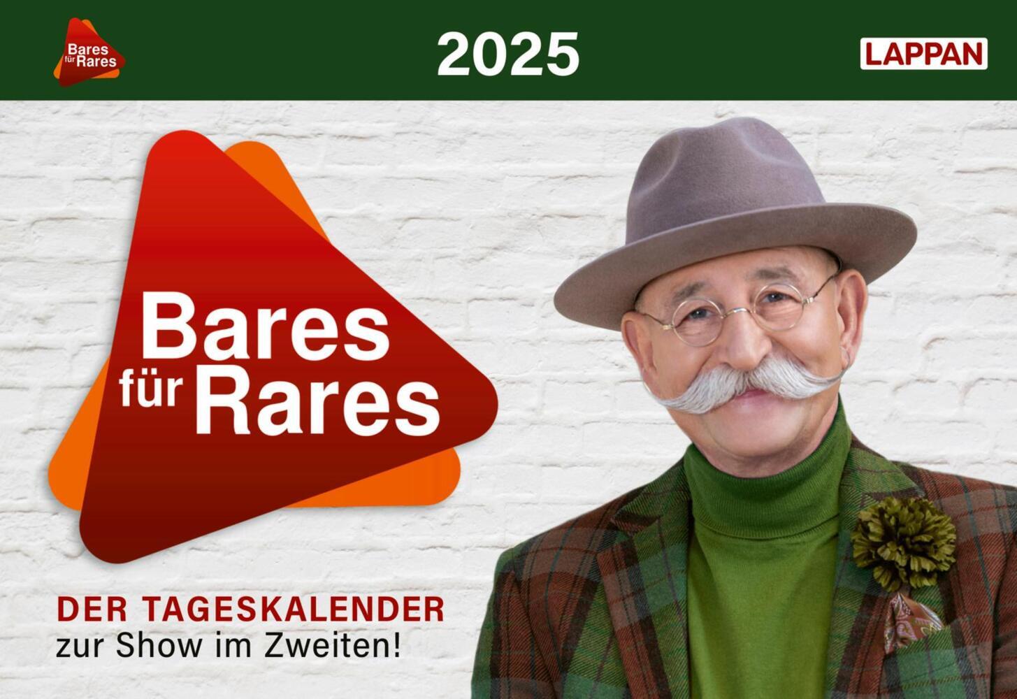 Cover: 9783830321897 | Bares für Rares - Tageskalender 2025 | Kalender | 640 S. | Deutsch