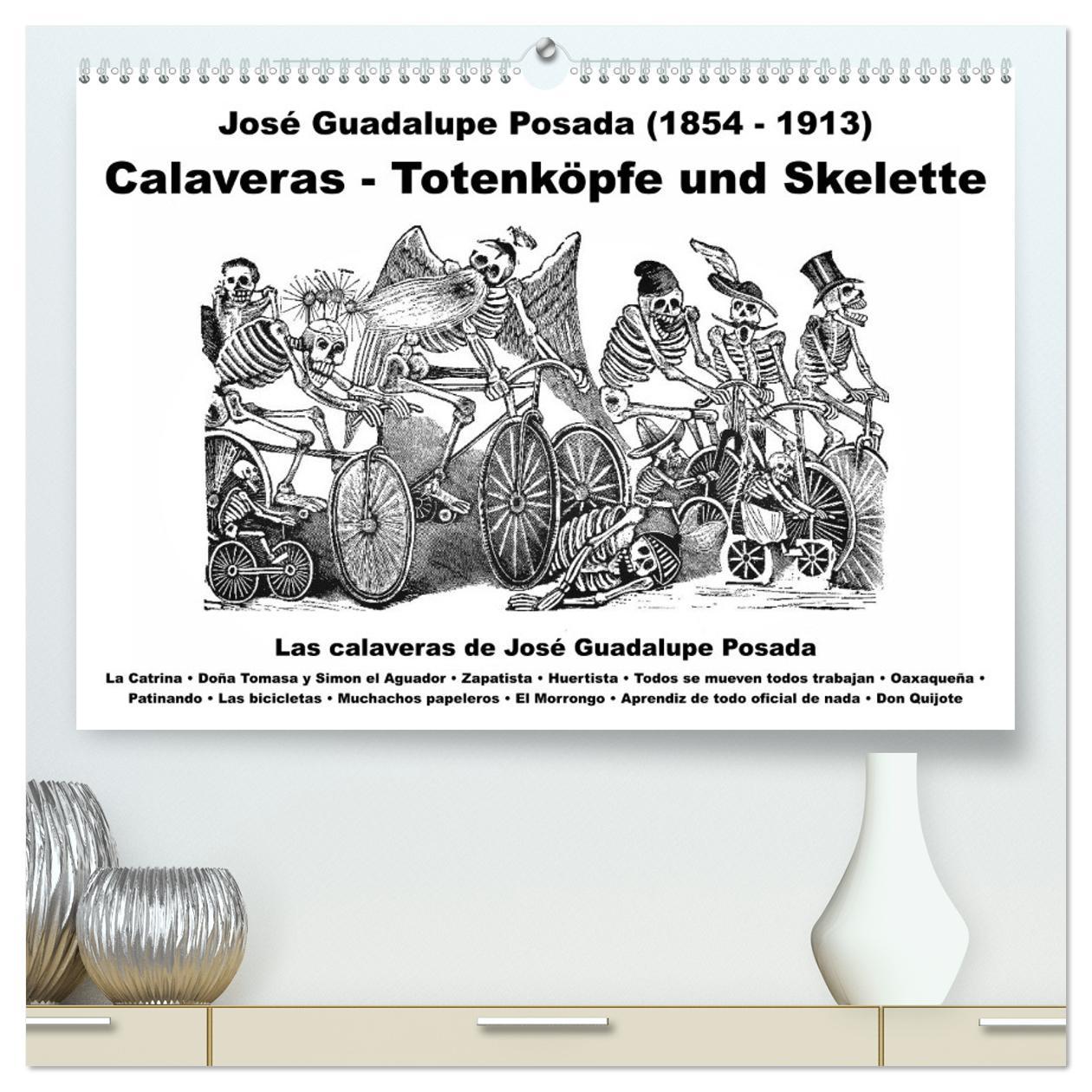 Cover: 9783435086139 | Calaveras - Totenköpfe und Skelette (hochwertiger Premium...