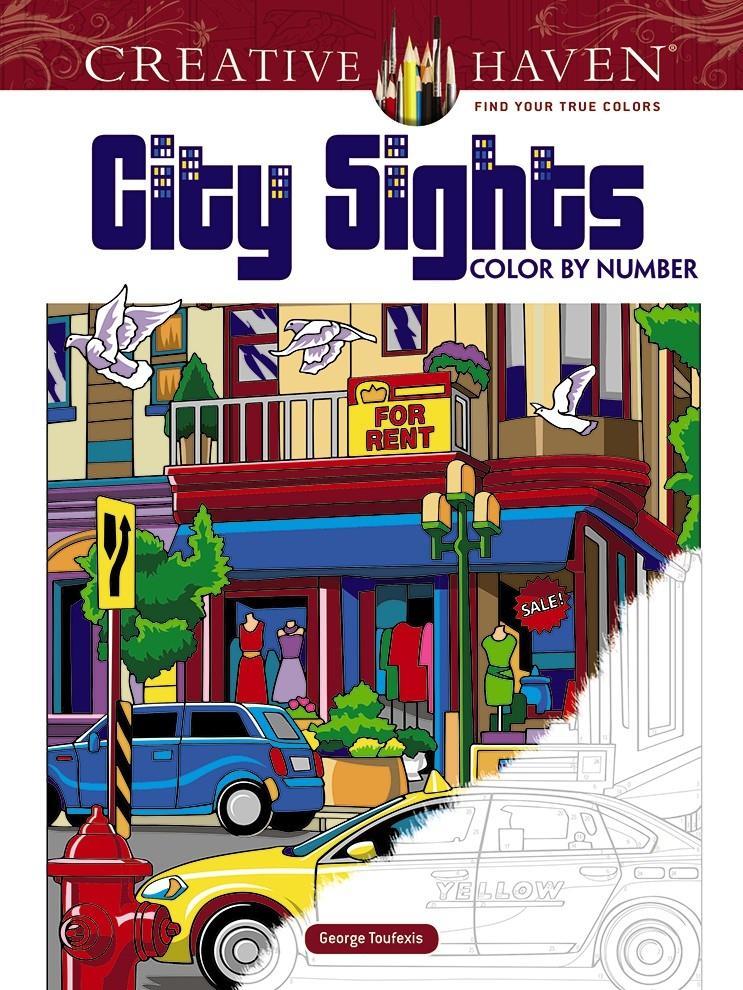 Cover: 9780486822815 | Creative Haven City Sights Color by Number | George Toufexis | Buch