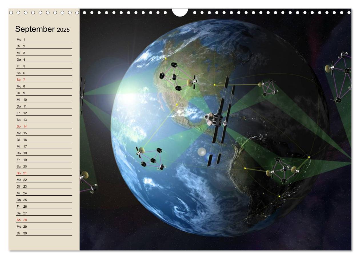 Bild: 9783435530380 | Raumfahrt und Weltall (Wandkalender 2025 DIN A3 quer), CALVENDO...