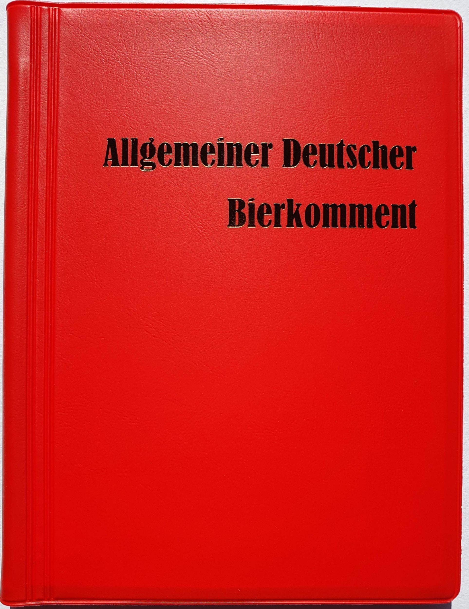 Cover: 9783885713913 | Allgemeiner Deutscher Bierkomment | Michael Foshag | Buch | 122 S.