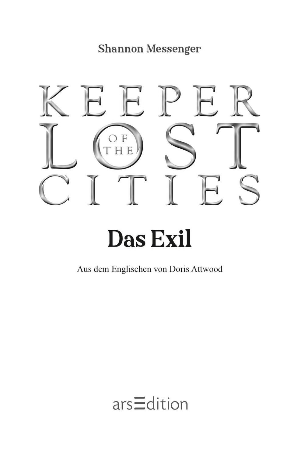 Bild: 9783845840918 | Keeper of the Lost Cities - Das Exil (Keeper of the Lost Cities 2)