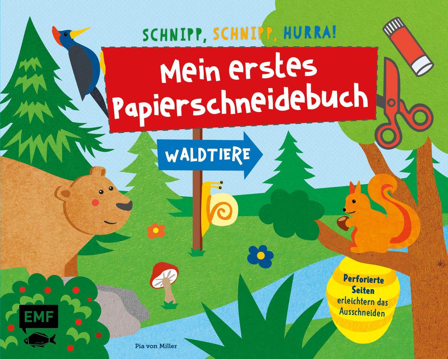 Cover: 9783745912111 | Schnipp, Schnipp, Hurra! Mein erstes Papierschneidebuch - Waldtiere