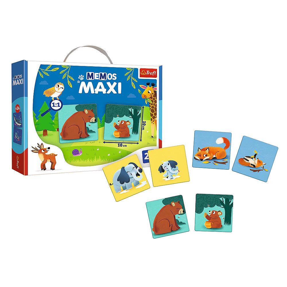 Bild: 5900511022681 | Maxi Memos Tiere und Tierkinder | Spiel | Kartonage | 02268 | Deutsch