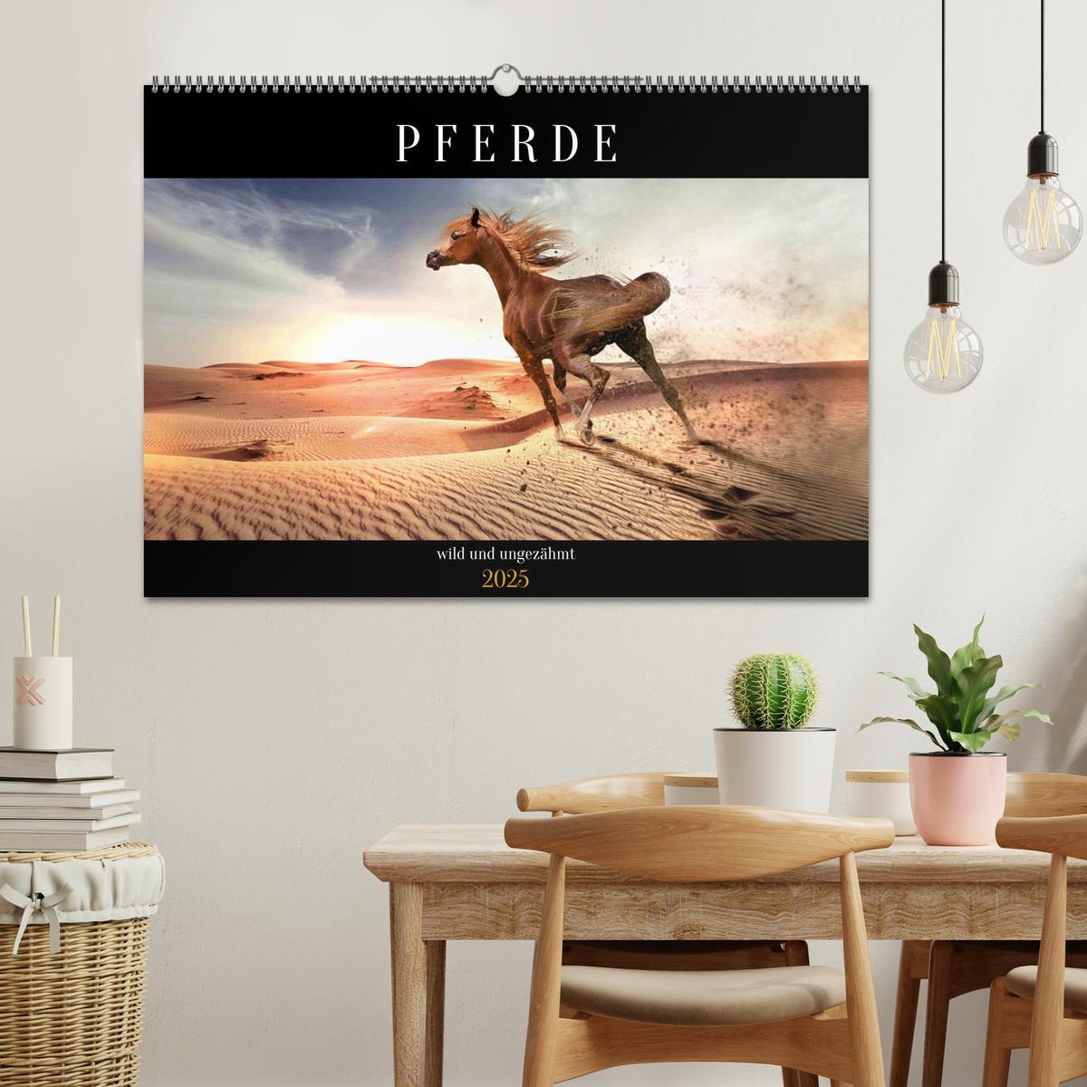 Bild: 9783383922107 | Pferde - wild und ungezähmt (Wandkalender 2025 DIN A2 quer),...