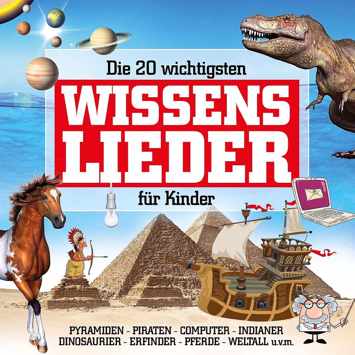 Cover: 4260167471006 | Die 20 wichtigsten Wissenslieder für Kinder | Karsten Glück | Audio-CD