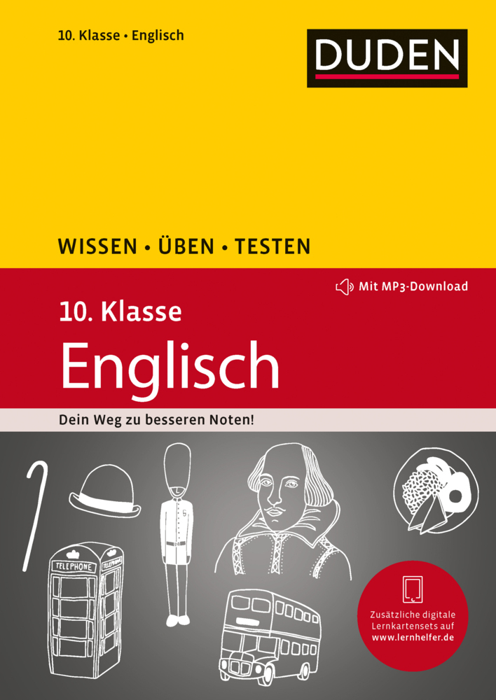 Cover: 9783411726042 | Duden Wissen - Üben - Testen: Englisch 10. Klasse | Anja Steinhauer