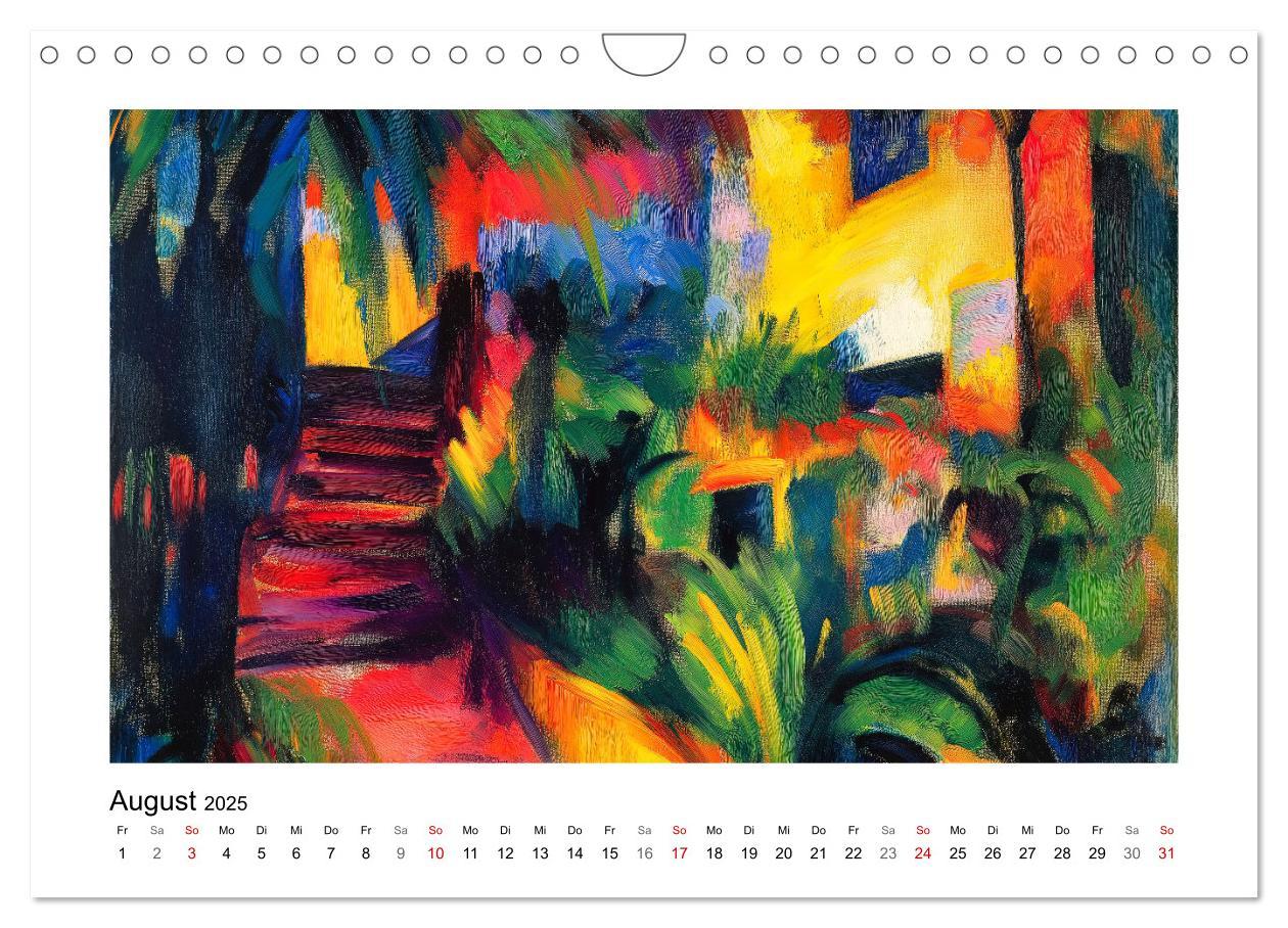 Bild: 9783457238103 | Expressionistisch durchs Jahr (Wandkalender 2025 DIN A4 quer),...