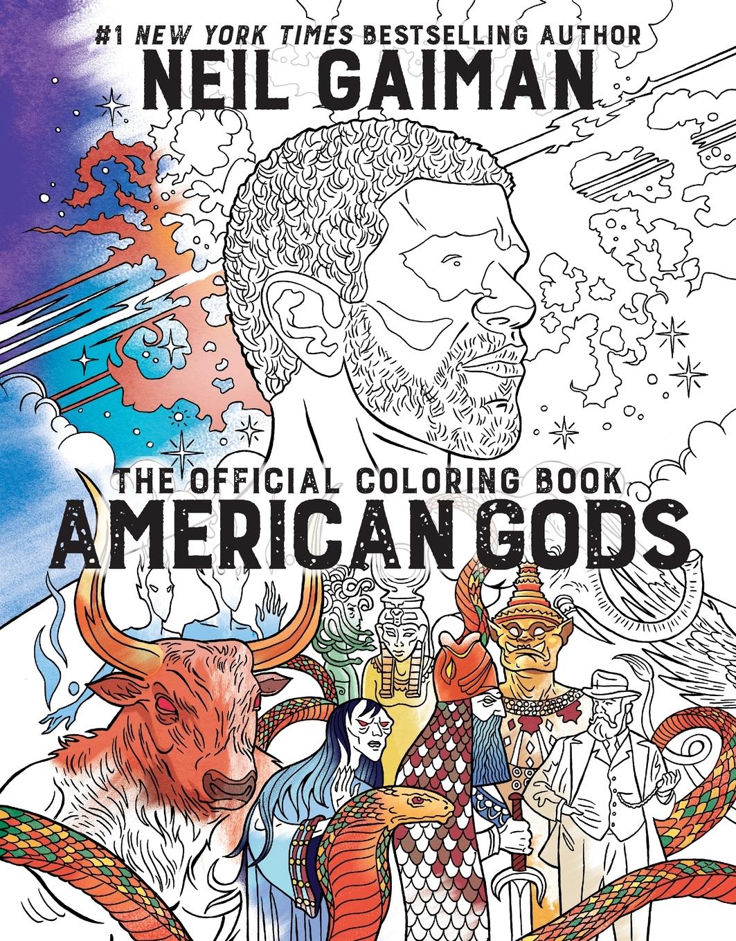 Cover: 9780062688712 | American Gods | The Official Coloring Book | Neil Gaiman | Taschenbuch