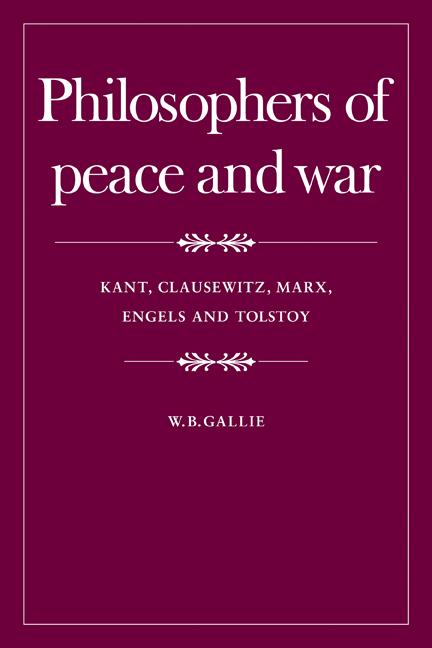 Cover: 9780521296519 | Philosophers of Peace and War | W. B. Gallie | Taschenbuch | Englisch