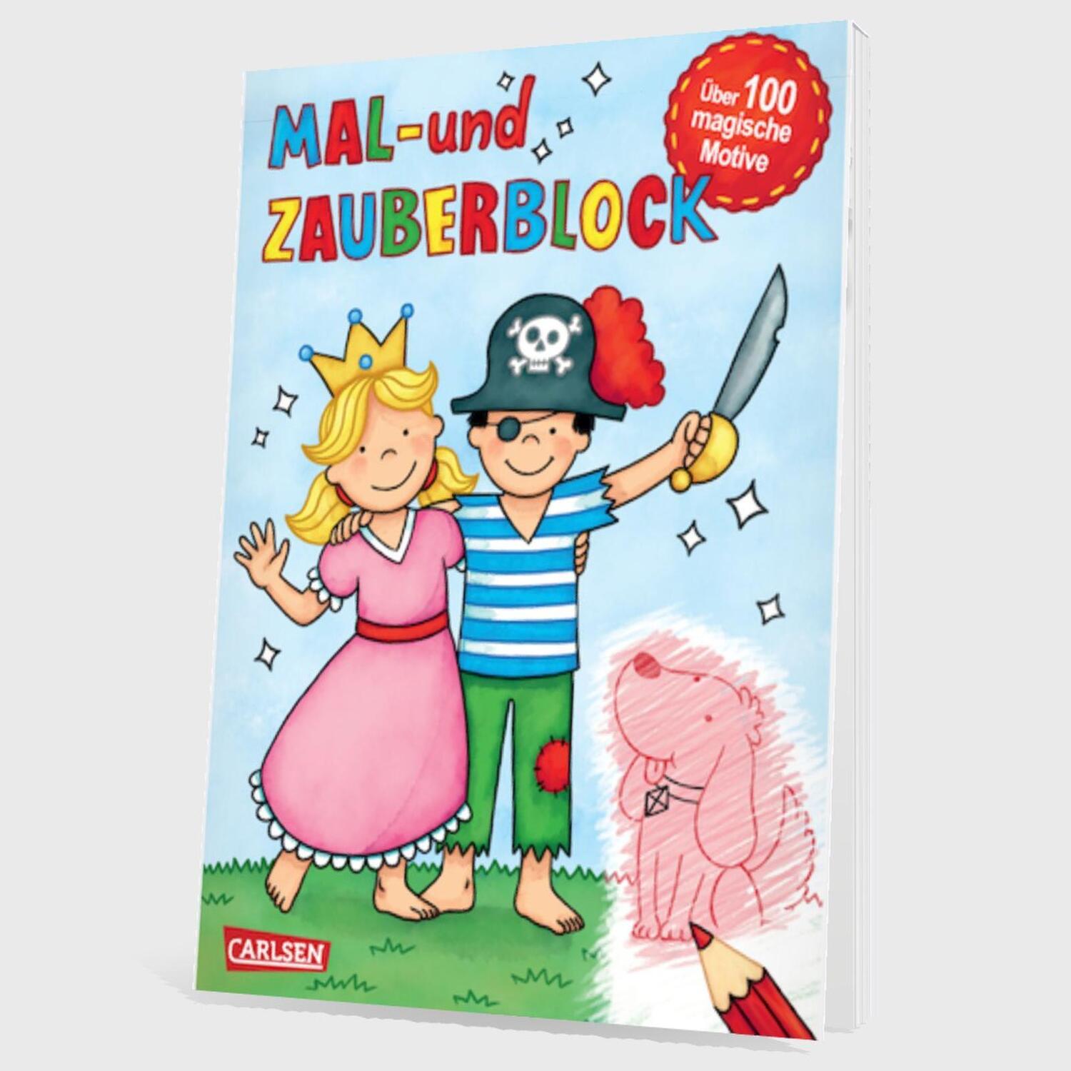 Bild: 9783551180803 | Mal- und Zauberblock: Malblock mit über 100 magischen Motiven | Buch