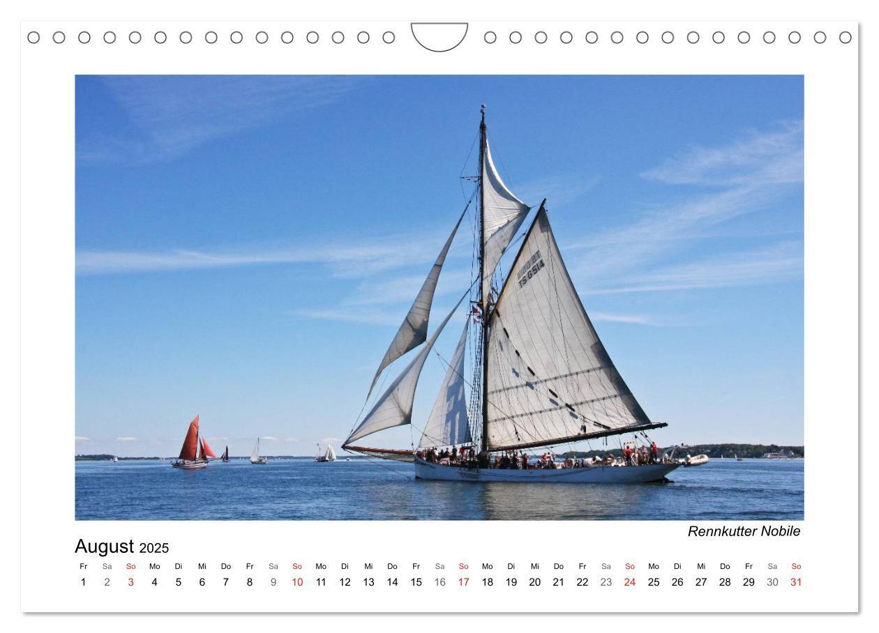 Bild: 9783435504831 | Traditionsschiffe auf der Ostsee (Wandkalender 2025 DIN A4 quer),...