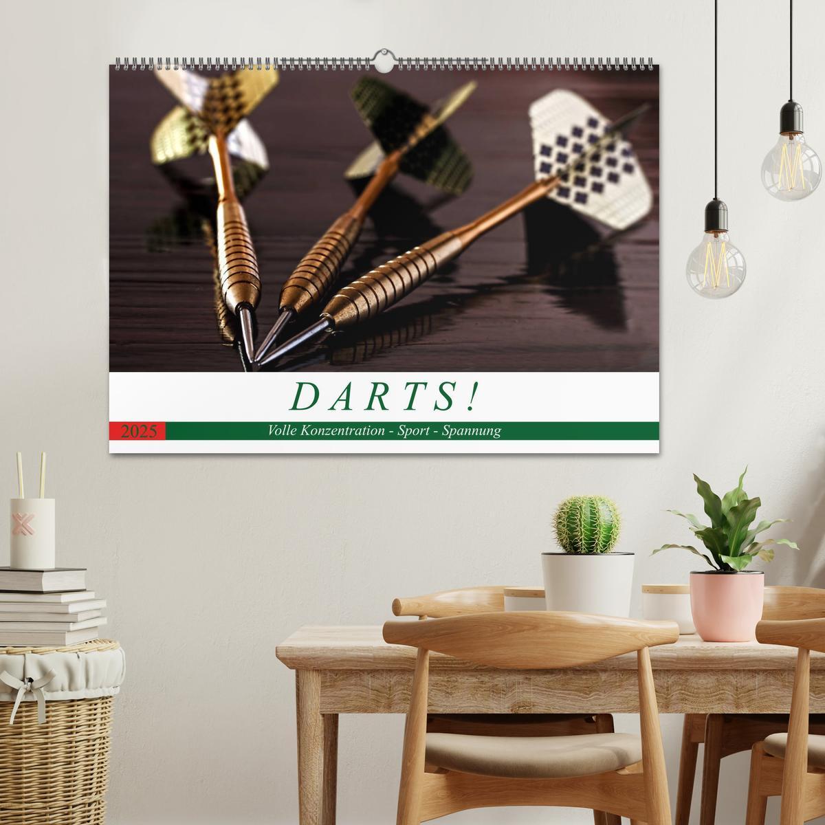 Bild: 9783435289578 | Darts. Konzentration - Sport - Spannung (Wandkalender 2025 DIN A2...