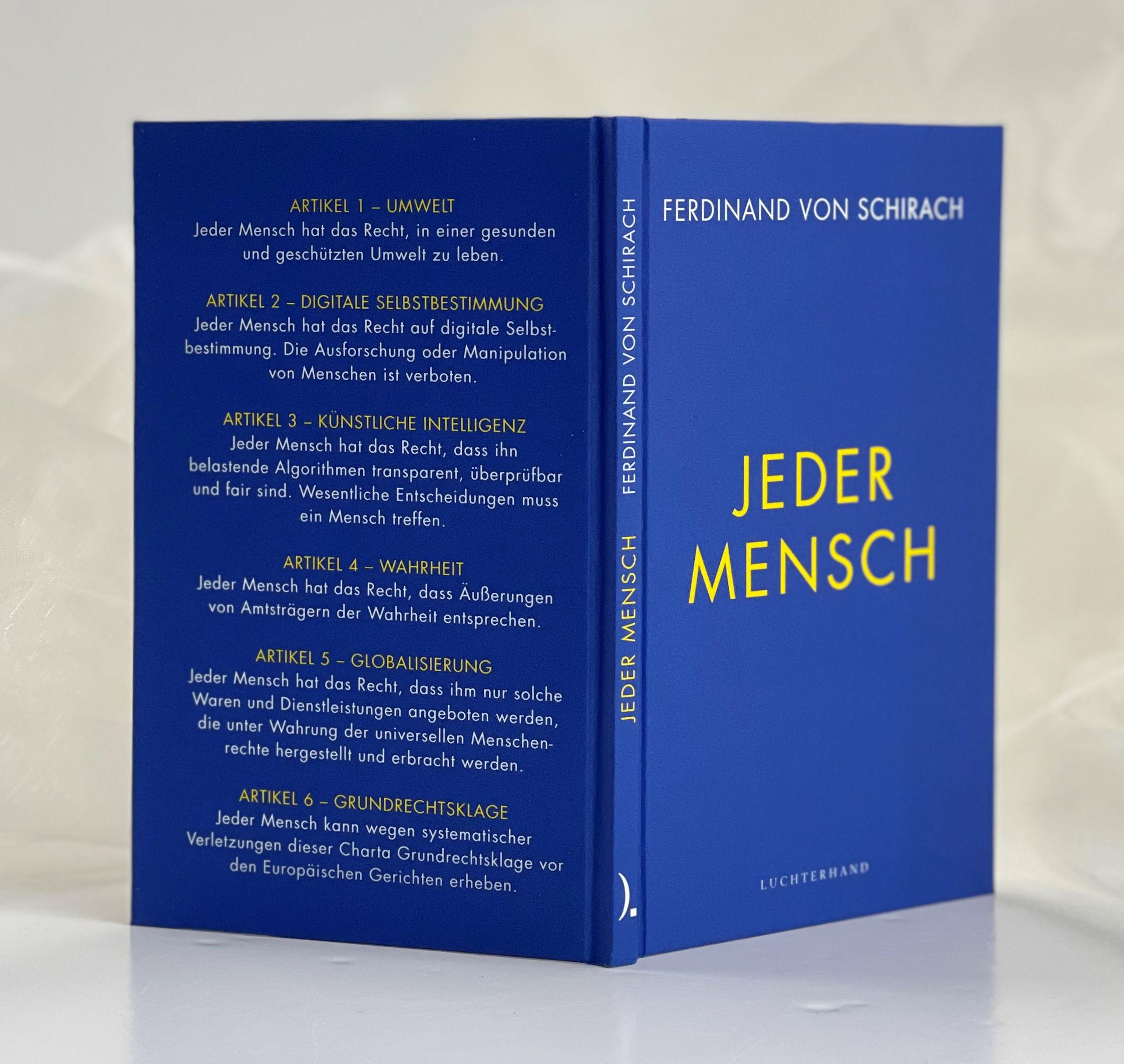 Bild: 9783630876719 | Jeder Mensch | Ferdinand von Schirach | Buch | 32 S. | Deutsch | 2021