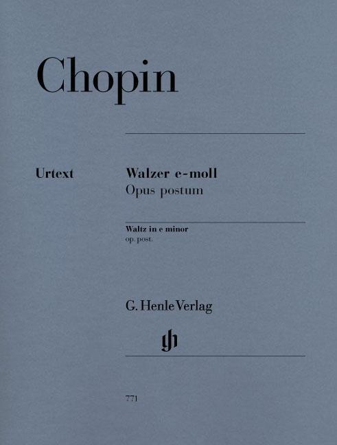 Cover: 9790201807713 | Walzer E-Moll Opus Postum | Frédéric Chopin | Taschenbuch | Buch